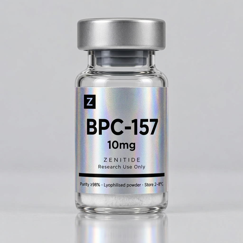 BPC-157 10mg lyophilised peptide vial