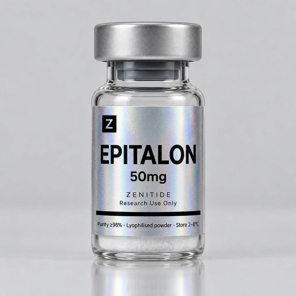 Epitalon 50mg lyophilised peptide vial